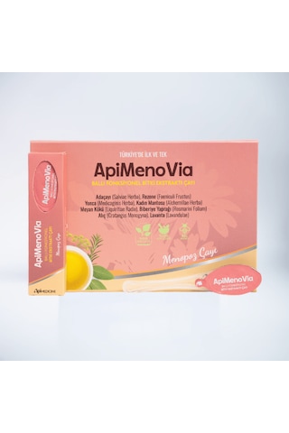 Apimedicine Premium Apimenovia Ballı Fonksiyonel Bitki Ekstrakt Çayı 12'li Paket - Kadınlar İçin Özel Yaşam Evresi Desteği