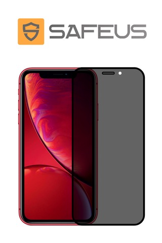 Safeus Tam Kaplayan Hayalet Parmak İzi Bırakmayan Safir Ekran Koruyucu Cam , İphone Xr İle Uyumlu