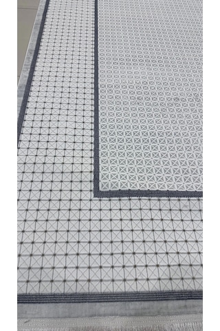 Safyün Halı Kadife Kf451 Gri 200 X 290 Renkli