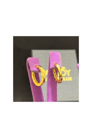 22 Ayar Altın Küpe Halka Küpe 3.40gr - K01082