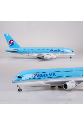 Korean Air A380 Yolcu Uçağı Model Uçak 1/160 46cm