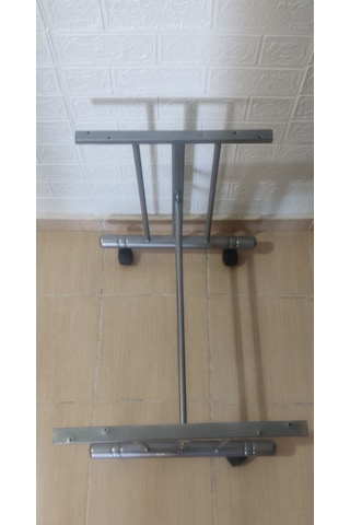 Cimens Tekerlekli Orta Sehpa Ayağı Gri Renk