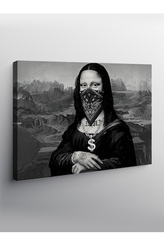 Kanvas Tablo Mona Lisa Ve Para
