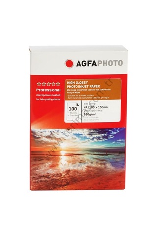 Fotografçılık Yazıcı Kagıdı Hobi Malzemesi Agfaphoto Fotoğraf Kağıdı 10x15 Inkjet Kağıt Parlak
