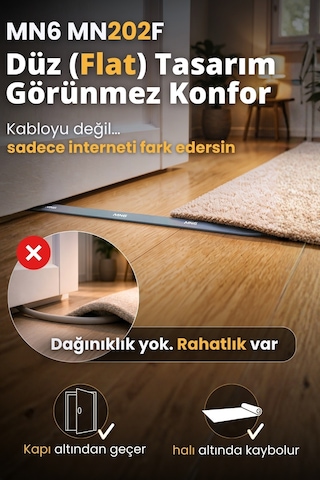 Mn6 Mn202f Telefon Hat Kablosu 100 Metre/bakır Tel-diş Mekan/kutu Modem Dsl Adsl Vdsl Kablosu/4'lü-flat 100 Metre