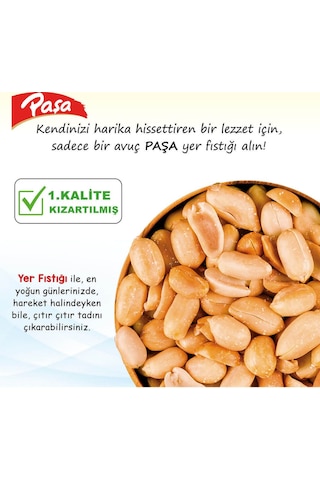 Paşa Kuruyemiş Kavrulmuş Yer Fıstığı Teneke Kutu Tuzlu 2 x 180 G
