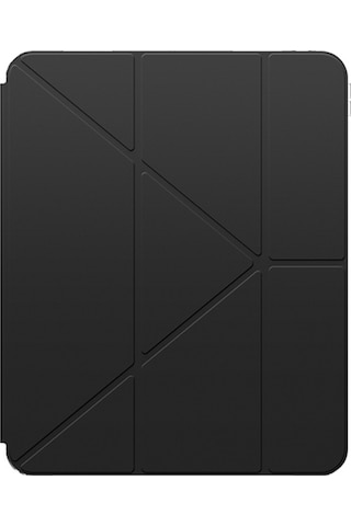 Apple Uyumlu iPad Pro 11 2024 Amazingthing Minimal Serisi Katlanabilir Standlı Kılıf Siyah Kapaklı Kılıf