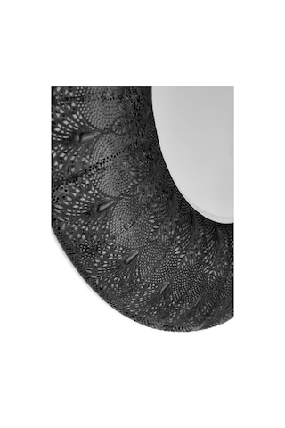 Larjam Motifli Duvar Aynası Siyah Ç 70cm Siyah