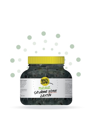 Çevirme Tuzsuz Siyah Zeytin 1200 G - 2025 Hasatı Çevirme Tuzsuz Siyah Zeytin 1200 G - 2025 Hasatı