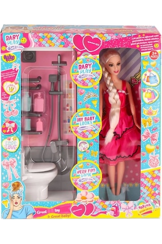 Mey İthalat Oyd-02387 Bebek Ve Banyo Oyun Seti - Oyuncak