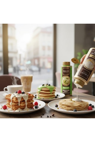 Waffle & Pancake Sosu 3 Lü Set 300 Gr