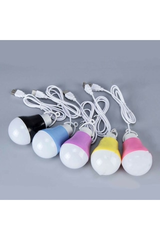 Usb 1M Kablolu Led Aydınlatma 5Watt 6Volt N11.8 Çok Renkli