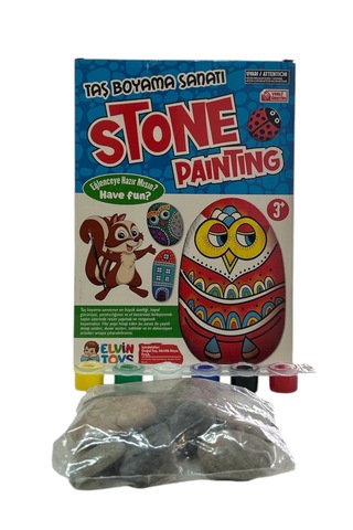 Stone Painting Taş Boyama Sanatı Renkli, Eğlenceli Ve Yaratıcı Hobi Seti