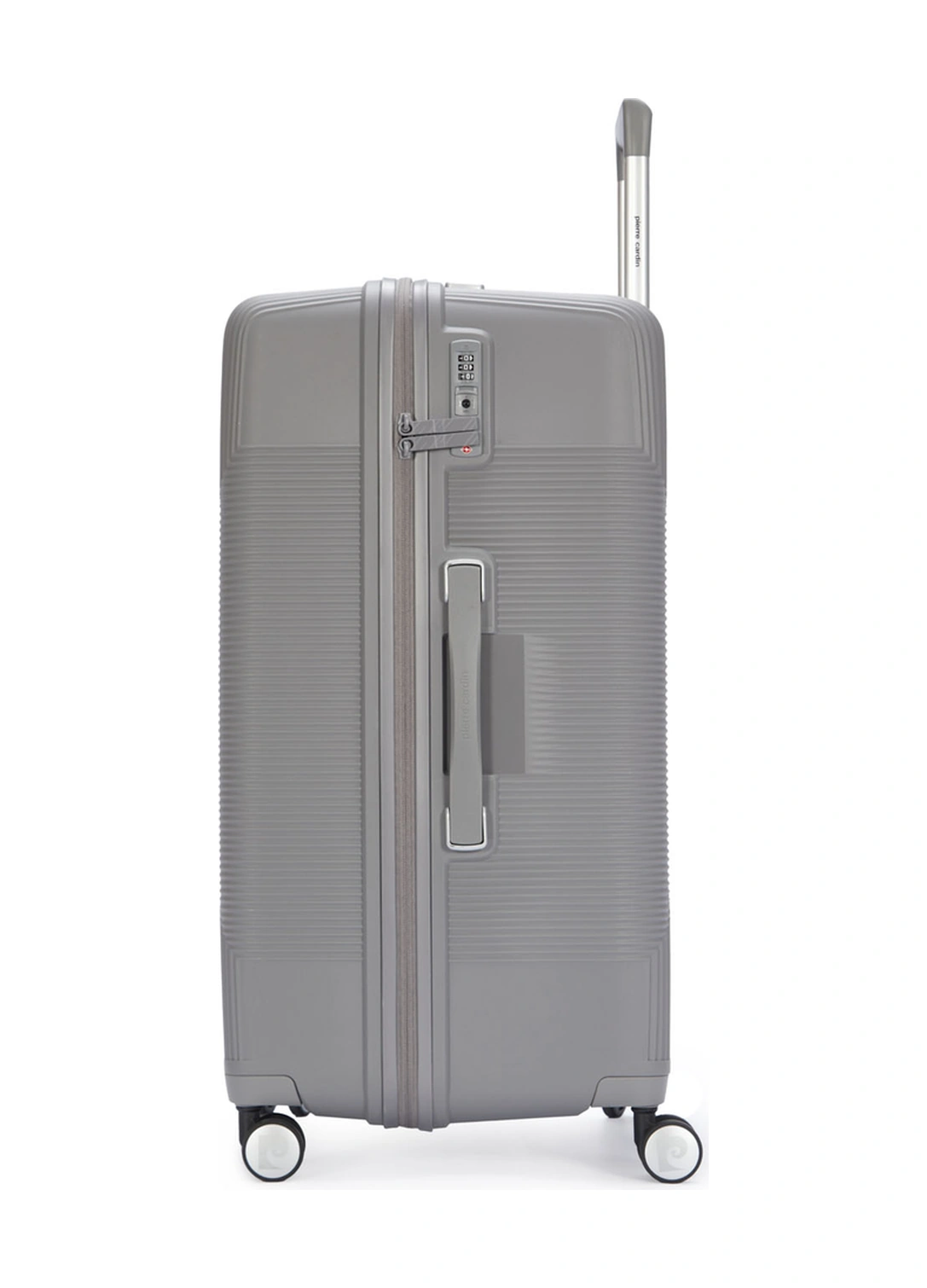 Pierre Cardin Büyük Ve Kabin Boy 2'li Set %100 Polipropilen Valiz Gri 04pc7080 Gri