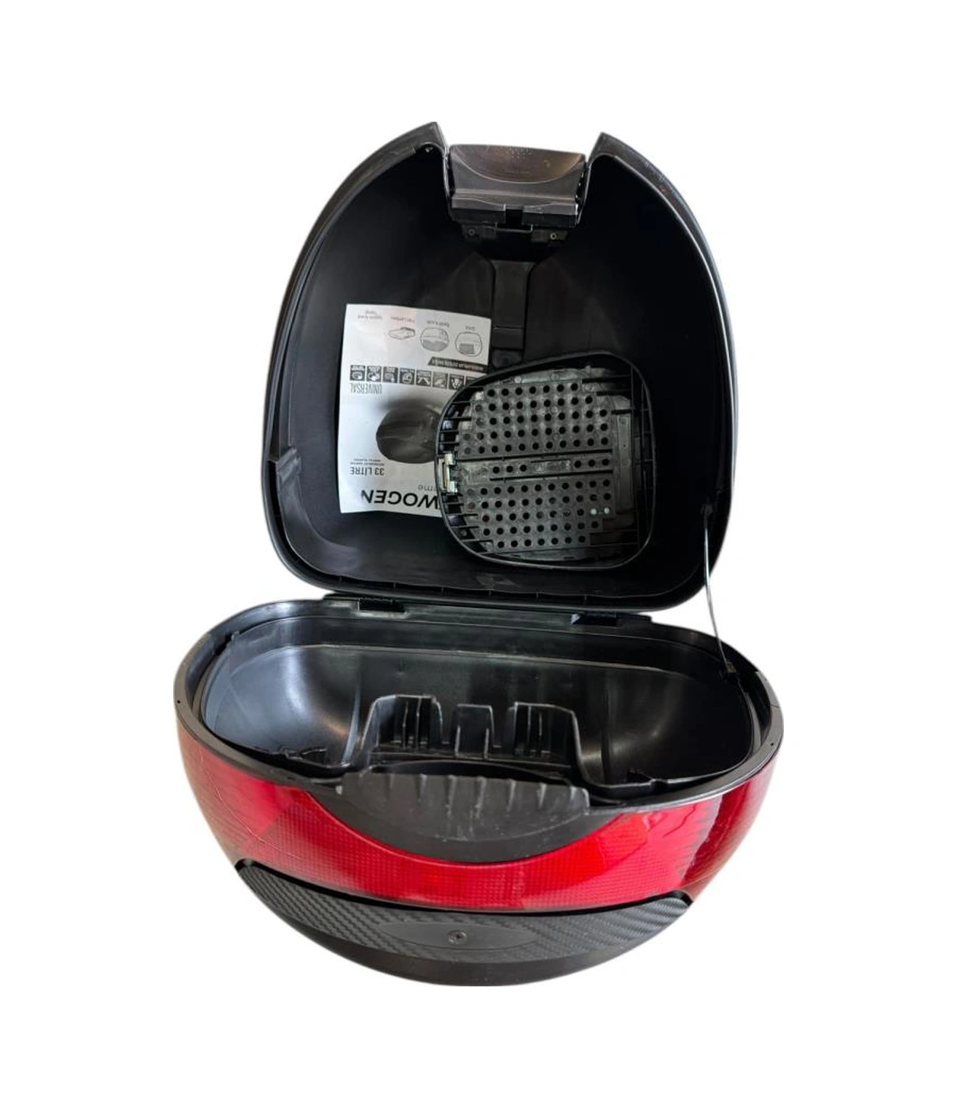 Wogen 33 Litre Arka Çanta Topcase Siyah Karbon