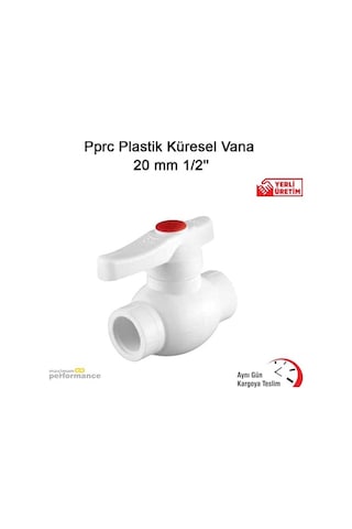 Pprc Plastik Küresel Vana 20 Mm 1/2'''' (532572948)