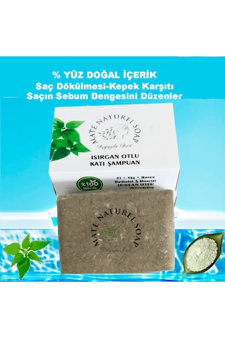 Isırgan Otlu Katı Şampuan Doğal İçerik