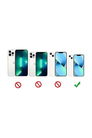 Apple Uyumlu iPhone 13 Mini Kılıf Şeffaf Silikon Hibrit Case Renksiz