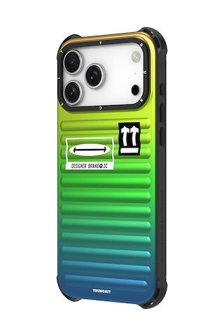 Apple Uyumlu iPhone 17 Pro Max Kılıf Youngkit The Secret Color Serisi Kapak Yeşil