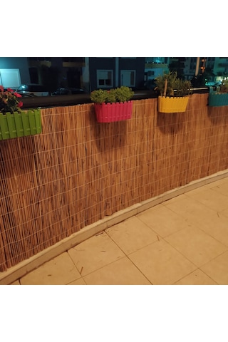 1,50 X 2,50 Metre Hasır Kamış Bahçe Çiti Dekarasyon