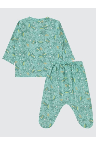 Civil Baby Erkek Bebek Pijama Takımı 1-6 Ay Mint Mint