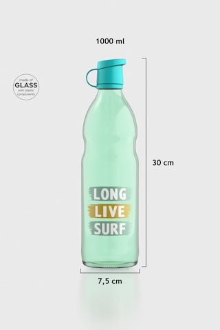 Renga Zen Long Live Surf 1000 Ml Cam Şişe 182050 Yeşil-turkuaz