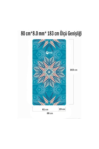 Tusi Yoga Matı Ve Pilates Minderi Yıldız Desen