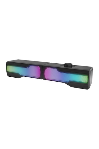 Rampage Arty X13 2.0 Bluetooth'lu Rms 3w 2 Rgb Işıklı Multimedia Usb 5v 45db Gaming Oyuncu Speaker
