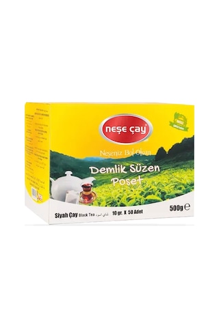 Neşe Çay Siyah Demlik Poşet Çay 50 x 10 G