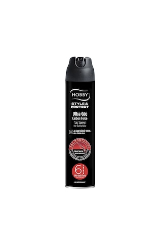 Hobby Ultra Güçlü Carbon Saç Spreyi 250 ML Hobby Ultra Güçlü Carbon Saç Spreyi 250 ML