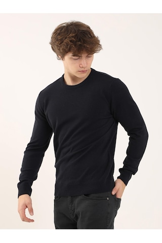 Dufy Lacivert Erkek Slim Fit O Yaka Triko - 97514 Lacivert