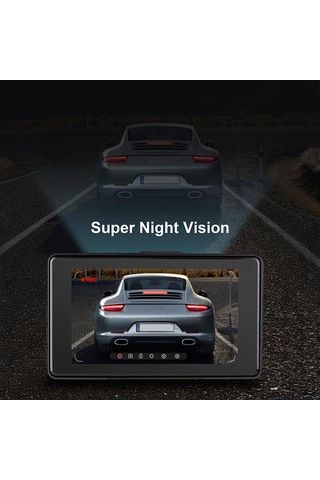 Onezero 1153 4k Uhd Ultra Gece Görüşlü Wi-fi Araç Kamera Seti Ön 4k + Arka 1080p Kamera, 3" Ips Ekran, Adas & Bsd Sürüş Asistanı