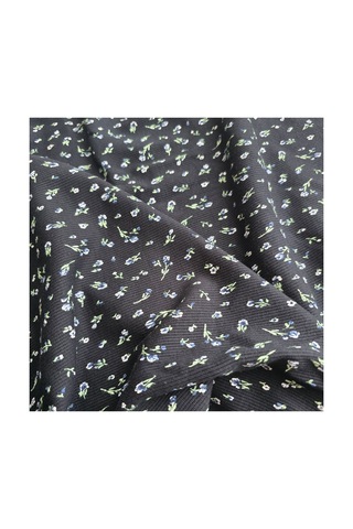 Mixxtrend Kadın Kaşkorse Siyah Çiçekli Pijama Takımı Çok Renkli