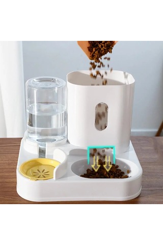 Jıalan Otomatik Kedi Köpek Su Sebili Yiyecek Kasesi Büyük