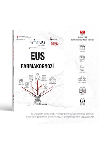 Nettekurs Yayınları Eus Farmakognozi Akıllı Kitap