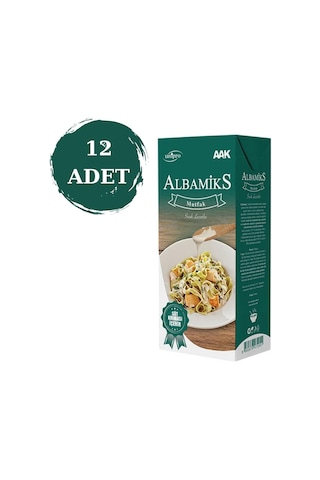 Albamix Mutfak Krema Yeşil 1 Lt Profesyonel Yemek Ve Tatlı Kreması 07116631