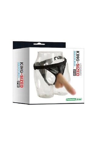Hızlı Express Cyber 22 Cm Belden Bağlamalı Realistik Protez Penis Strapon Dildo