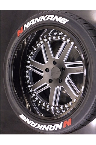 Lastik Yazısı Nankang Büyük Boy Araç Lastik Stikeri 31mm 8adet