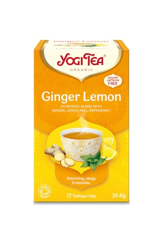 Organik Ginger Lemon Çayı 17 Süzen Poşet