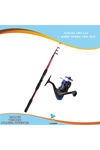 Avlivari 180 Cm 1.kalite Hobby Çocuk Olta Seti-9463 Avlivari 180 Cm 1.kalite Hobby Çocuk Olta Seti-9463