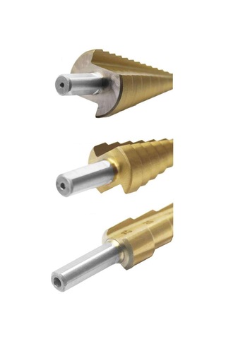 Paslanmaz Kademeli Matkap Sac Delme Ucu 3 Lü Set Okan Hırdavat