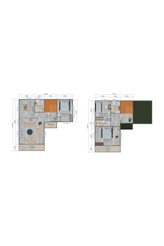 145 M2 Çift Katlı Prefabrik Ev