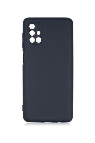 Samsung Galaxy Uyumlu M51 Kılıf İçi Telefonu Çizmeyen Kadife Kaplı Dışı Soft Yapılı Esnek Lansman Kapak Ryc/mara Siyah