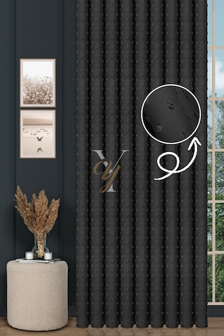 Armani Fon Perde V-682 Antrasit Antrasit