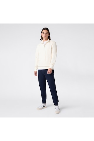 Champion Half Zip Erkek Bej Sweatshirt 222044 5559697