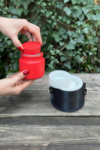 Rufus Concept Honey Pot Silikon Kap Kalıbı Beyaz