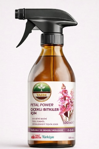 Tarm Petal Power Sprey Çiçekli Bitkiler İçin Bitki Besini Aminoasitli Ve Hızlı Etkili İçerik 500 ML