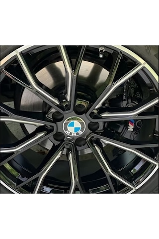 Bmw M Logolu Siyah Kaliper Kapağı 4 Parça