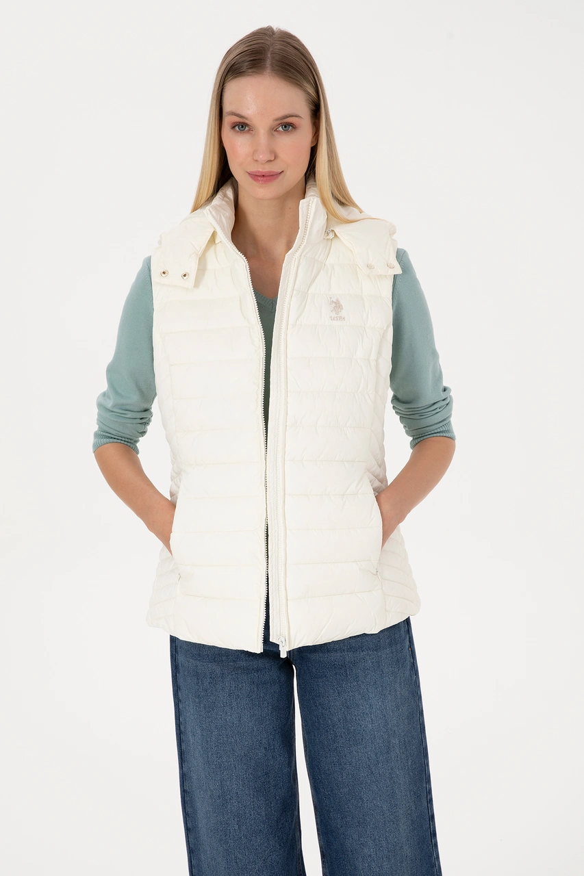 U.s. Polo Assn. Kadın Yelek Dokuma 50307992-vr256 İnci