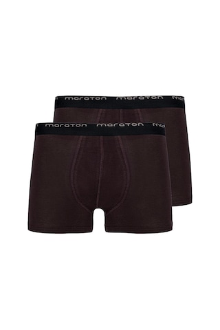 Maraton 2'li Erkek Kahverengi Boxer Kahverengi